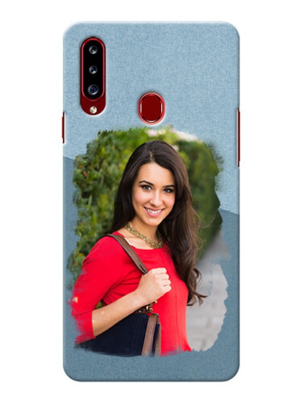 Custom Galaxy A20s custom mobile phone covers: Grunge Line Art Design