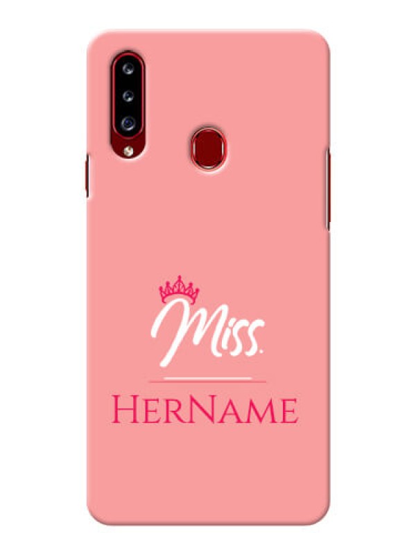 Custom Galaxy A20S Custom Phone Case Mrs with Name