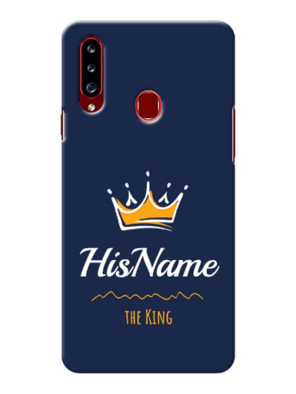 Custom Galaxy A20S King Phone Case with Name