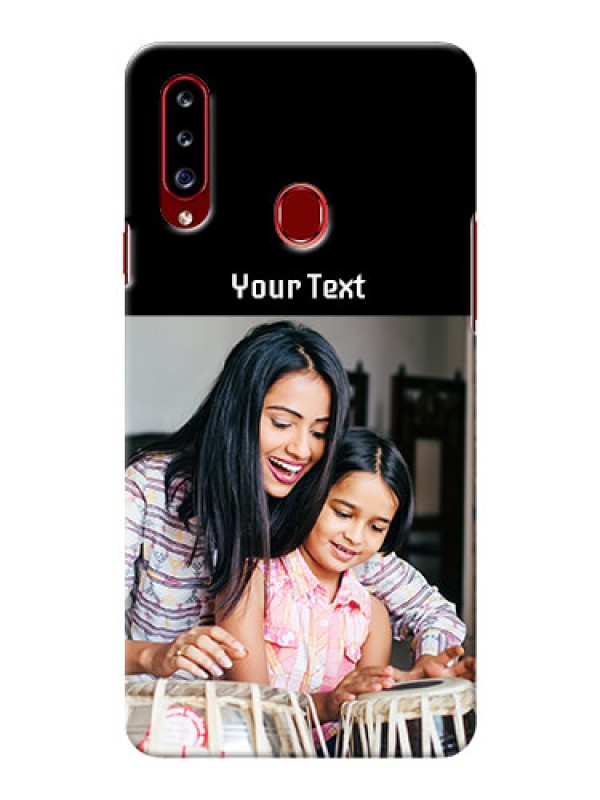 Custom Galaxy A20S Photo with Name on Phone Case