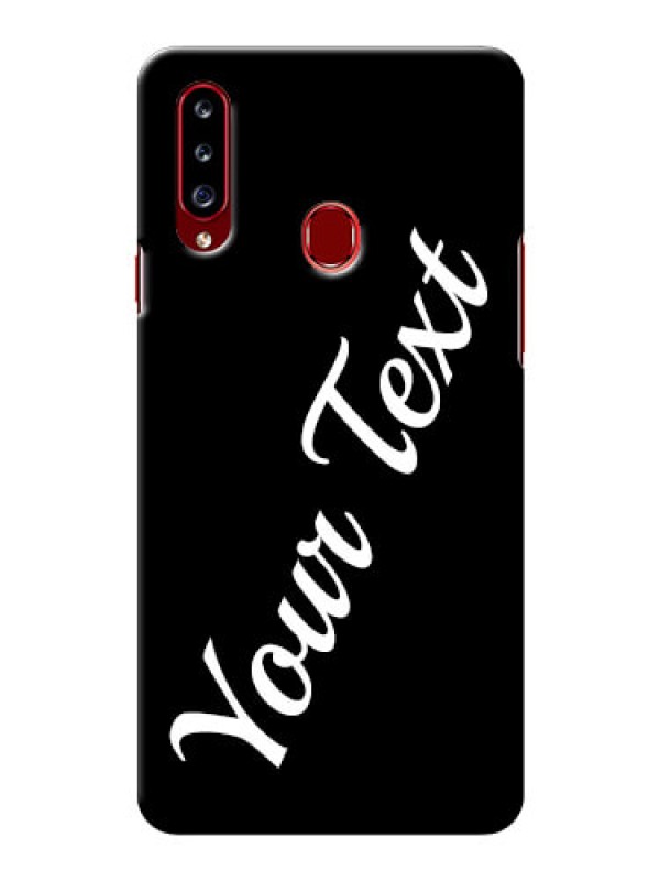 Custom Galaxy A20S Custom Mobile Cover with Your Name