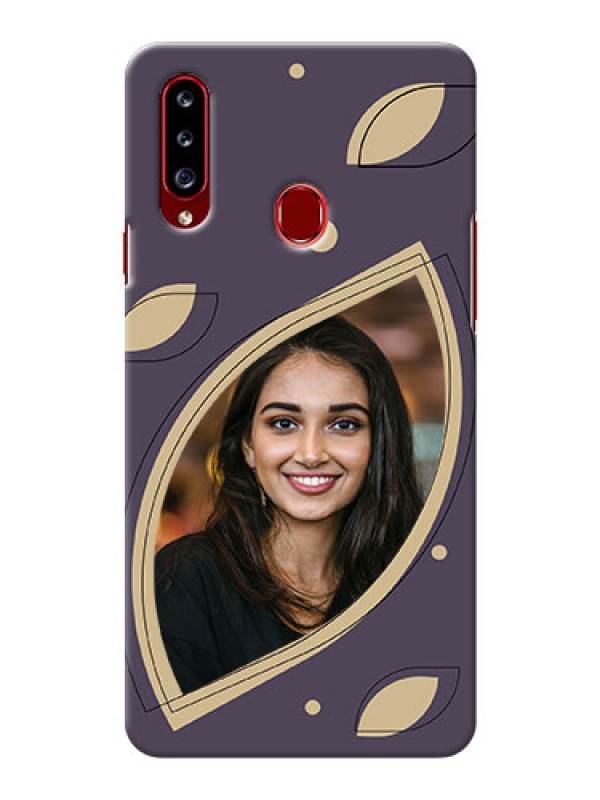 Custom Galaxy A20S Custom Phone Cases: Falling Leaf Design