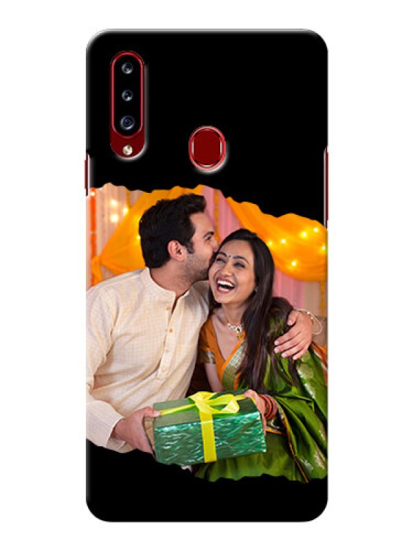 Custom Galaxy A20S Custom Phone Covers: Tear-off Design