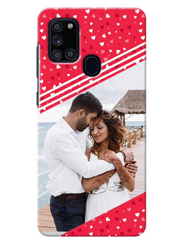 Custom Galaxy A21s Custom Mobile Covers:  Valentines Gift Design