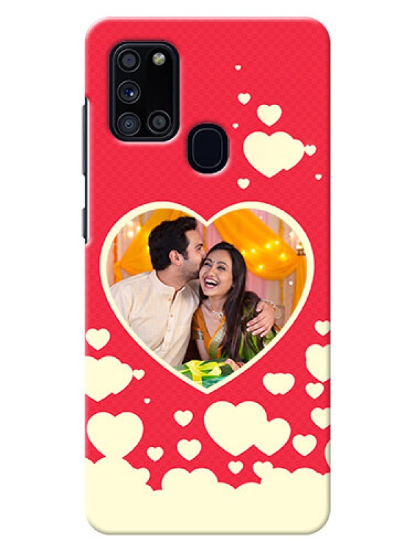 Custom Galaxy A21s Phone Cases: Love Symbols Phone Cover Design