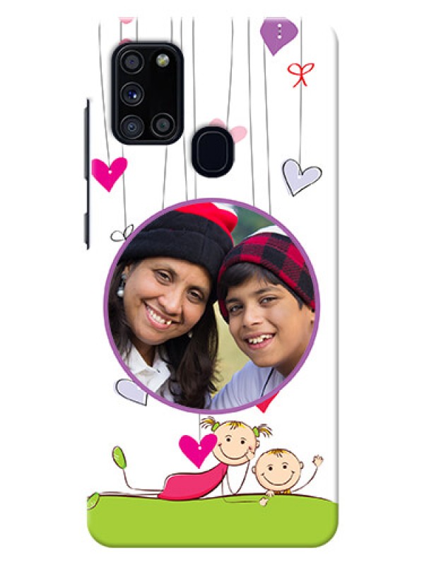Custom Galaxy A21s Mobile Cases: Cute Kids Phone Case Design