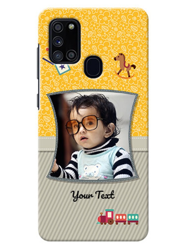 Custom Galaxy A21s Mobile Cases Online: Baby Picture Upload Design