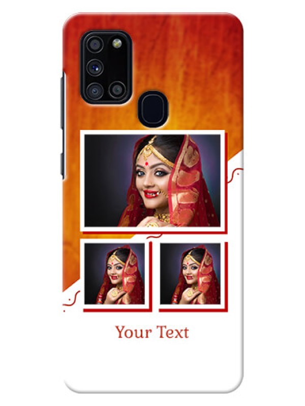 Custom Galaxy A21s Personalised Phone Cases: Wedding Memories Design  