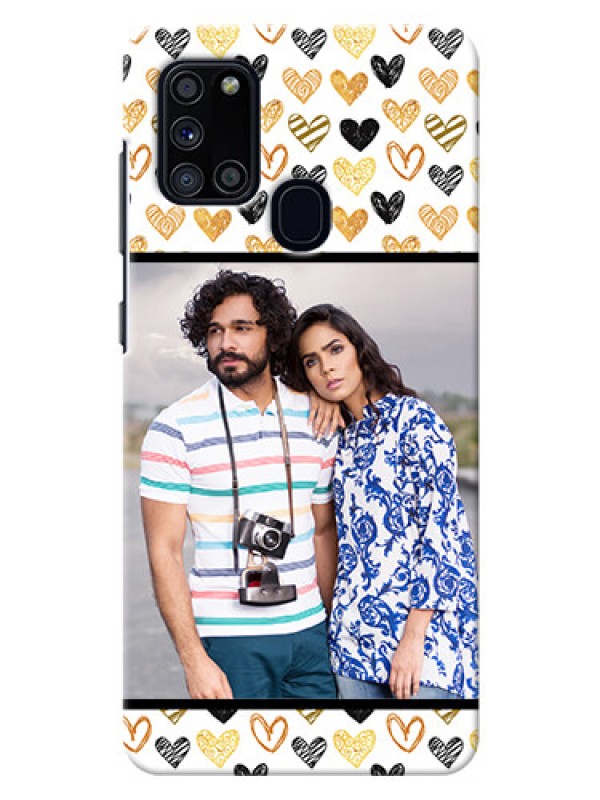 Custom Galaxy A21s Personalized Mobile Cases: Love Symbol Design