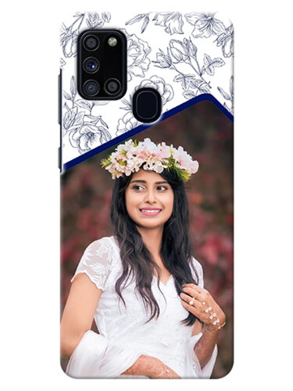 Custom Galaxy A21s Phone Cases: Premium Floral Design