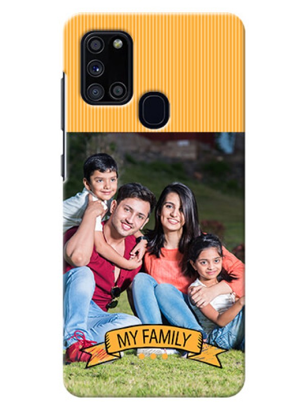 Custom Galaxy A21s Personalized Mobile Cases: My Family Design