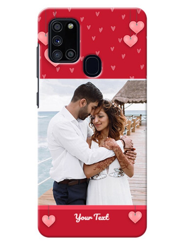 Custom Galaxy A21s Mobile Back Covers: Valentines Day Design
