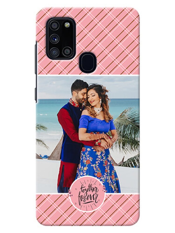 Custom Galaxy A21s Mobile Covers Online: Together Forever Design