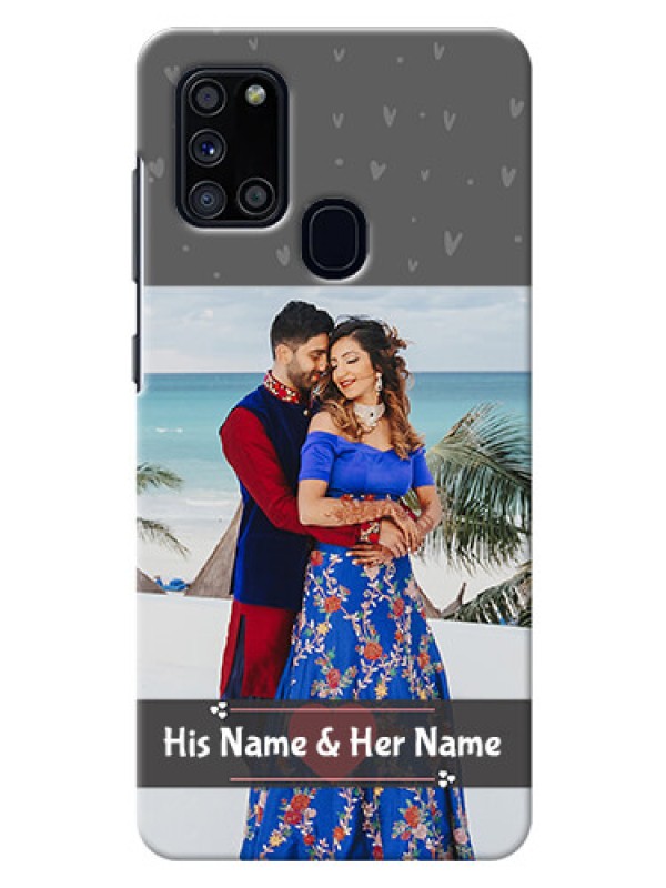 Custom Galaxy A21s Mobile Covers: Buy Love Design with Photo Online