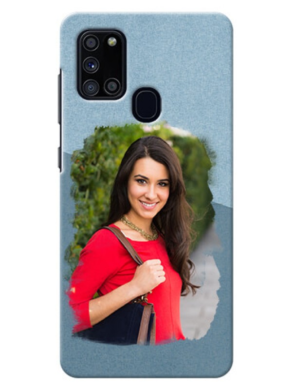 Custom Galaxy A21s custom mobile phone covers: Grunge Line Art Design