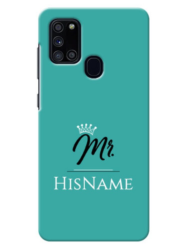 Custom Galaxy A21s Custom Phone Case Mr with Name
