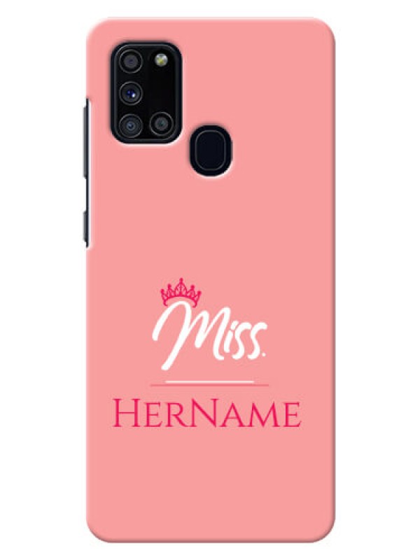 Custom Galaxy A21s Custom Phone Case Mrs with Name
