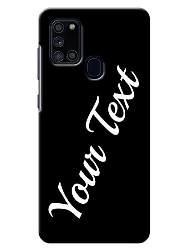 Custom Galaxy A21s Custom Mobile Cover with Your Name
