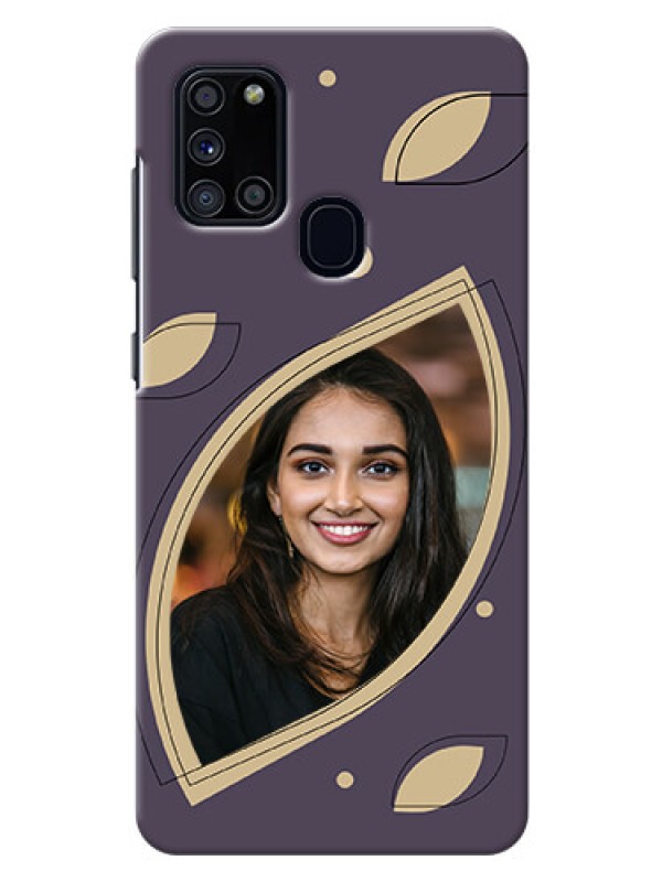 Custom Galaxy A21S Custom Phone Cases: Falling Leaf Design