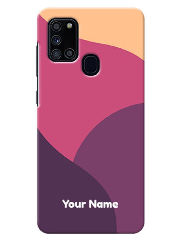 Custom Galaxy A21S Custom Phone Covers: Mixed Multi-colour abstract art Design