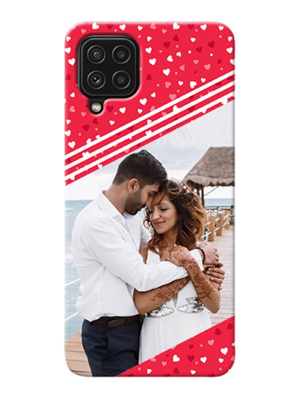 Custom Galaxy A22 4G Custom Mobile Covers: Valentines Gift Design