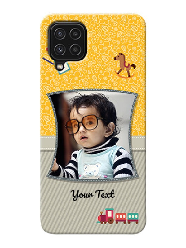 Custom Galaxy A22 4G Mobile Cases Online: Baby Picture Upload Design