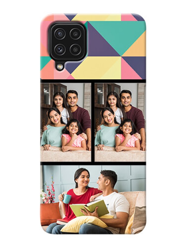 Custom Galaxy A22 4G personalised phone covers: Bulk Pic Upload Design