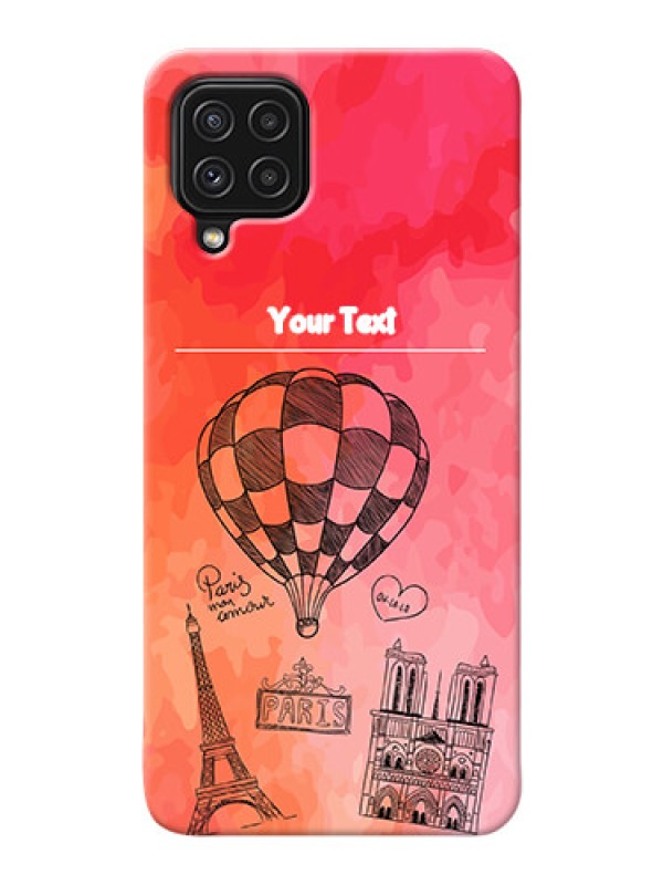 Custom Galaxy A22 4G Personalized Mobile Covers: Paris Theme Design