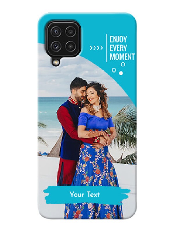 Custom Galaxy A22 4G Personalized Phone Covers: Happy Moment Design