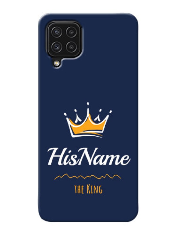 Custom Galaxy A22 4G King Phone Case with Name