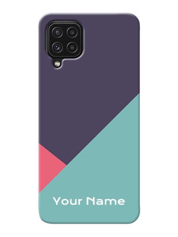 Custom Galaxy A22 4G Custom Phone Cases: Tri  Color abstract Design