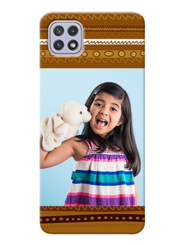 Custom Galaxy A22 5G Mobile Covers: Friends Picture Upload Design 