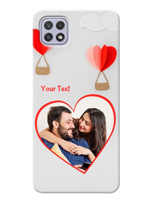 Custom Galaxy A22 5G Phone Covers: Parachute Love Design