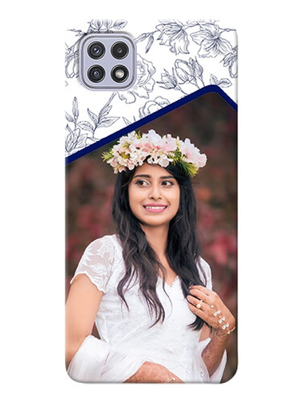 Custom Galaxy A22 5G Phone Cases: Premium Floral Design