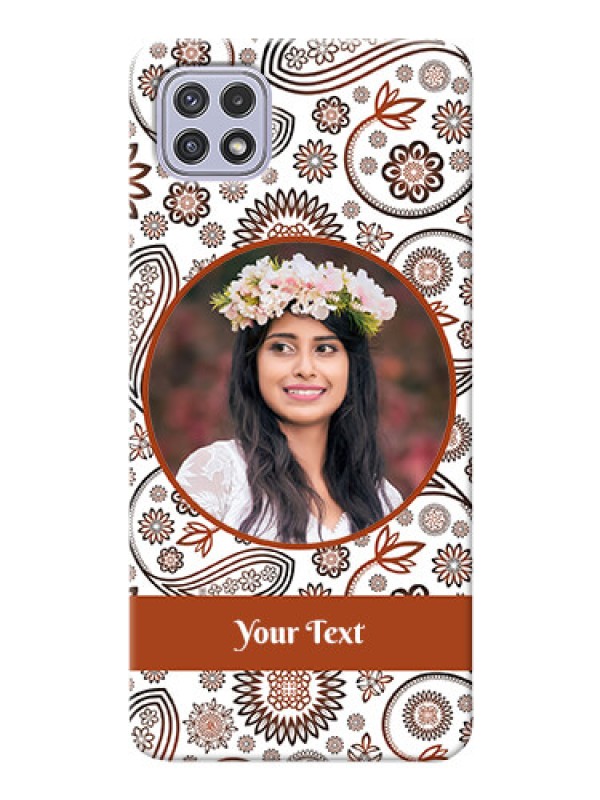 Custom Galaxy A22 5G phone cases online: Abstract Floral Design 