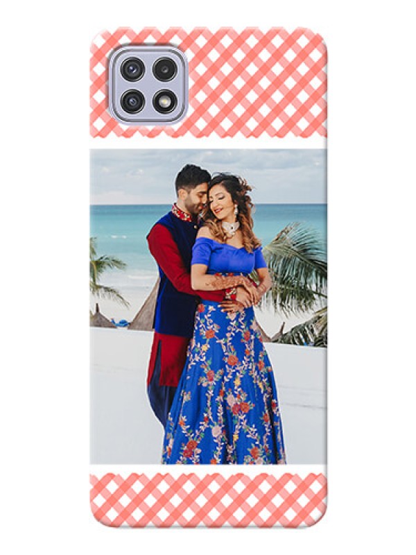 Custom Galaxy A22 5G custom mobile cases: Pink Pattern Design