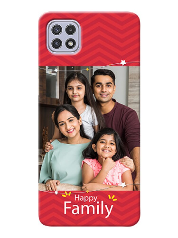 Custom Galaxy A22 5G customized phone cases: Happy Family Design