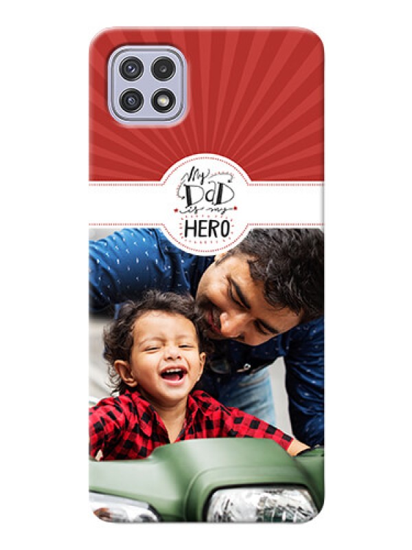 Custom Galaxy A22 5G custom mobile phone cases: My Dad Hero Design