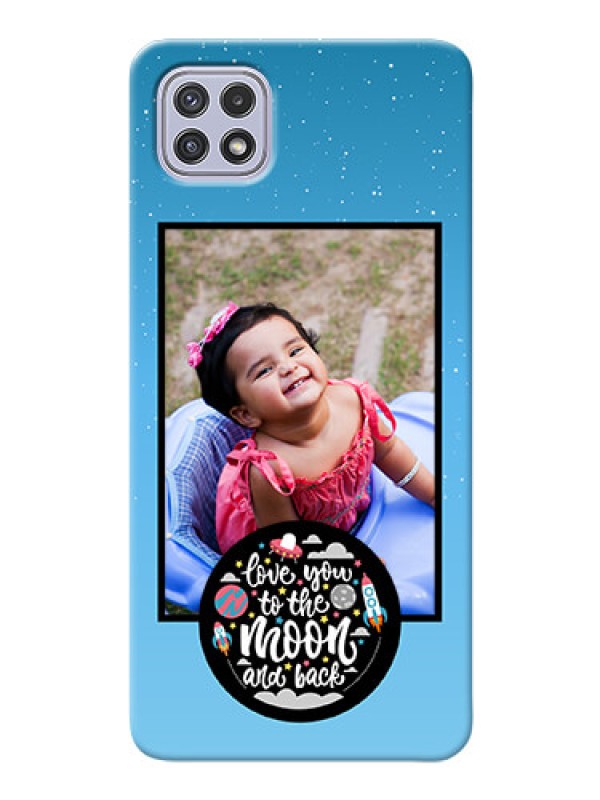 Custom Galaxy A22 5G Phone Covers: Wave Pattern Colorful Design