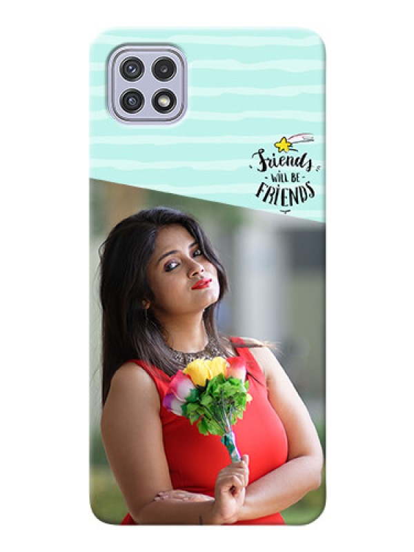 Custom Galaxy A22 5G Mobile Back Covers: Friends Picture Icon Design