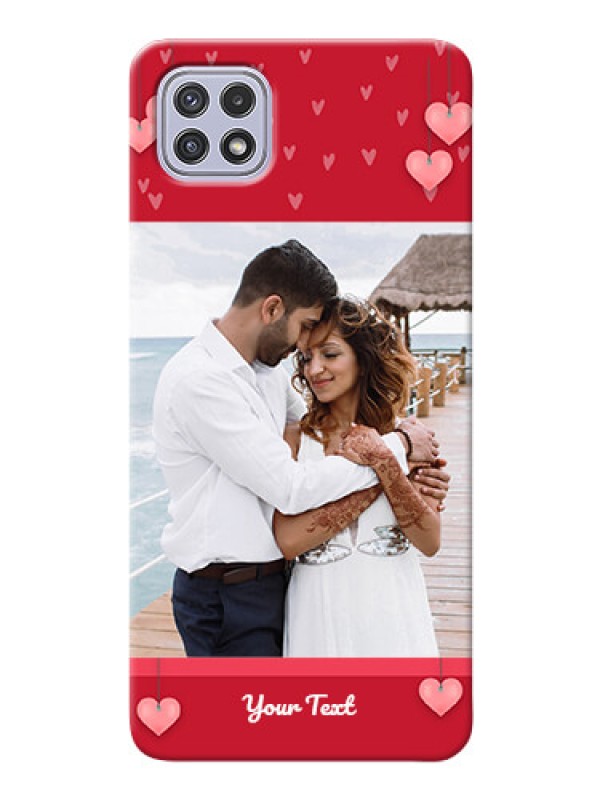 Custom Galaxy A22 5G Mobile Back Covers: Valentines Day Design