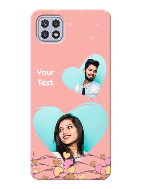 Custom Galaxy A22 5G customized phone cases: Love Doodle Design