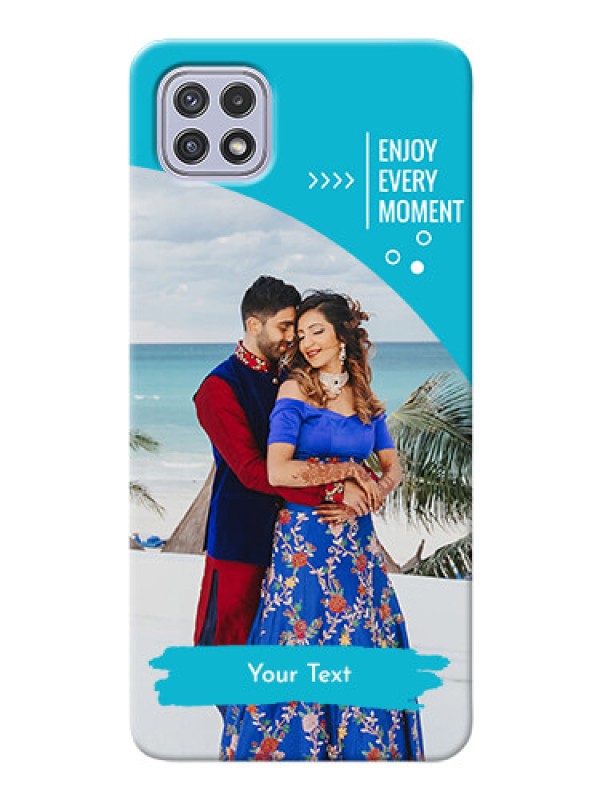 Custom Galaxy A22 5G Personalized Phone Covers: Happy Moment Design