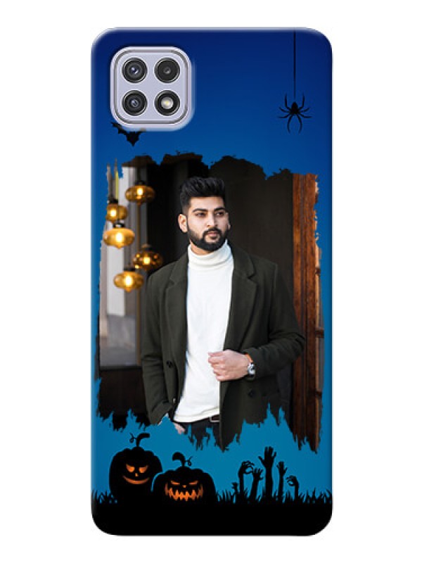 Custom Galaxy A22 5G mobile cases online with pro Halloween design 