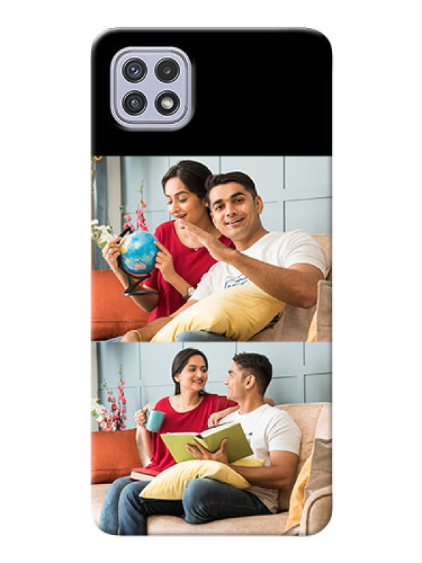 Custom Galaxy A22 5G 2 Images on Phone Cover