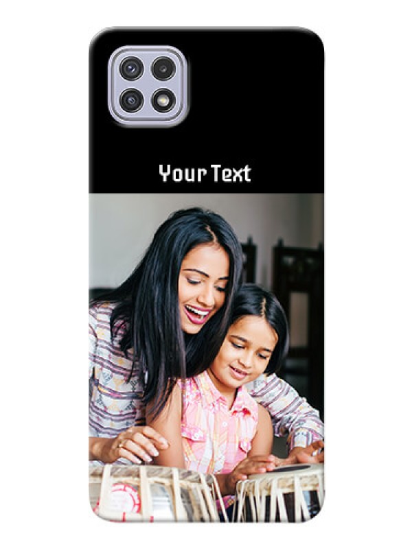 Custom Galaxy A22 5G Photo with Name on Phone Case