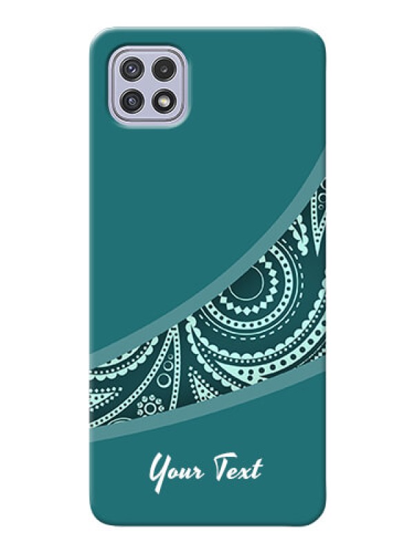 Custom Galaxy A22 5G Custom Phone Covers: semi visible floral Design