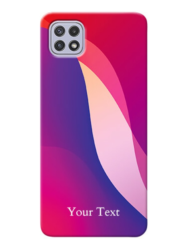 Custom Galaxy A22 5G Mobile Back Covers: Digital abstract Overlap Design