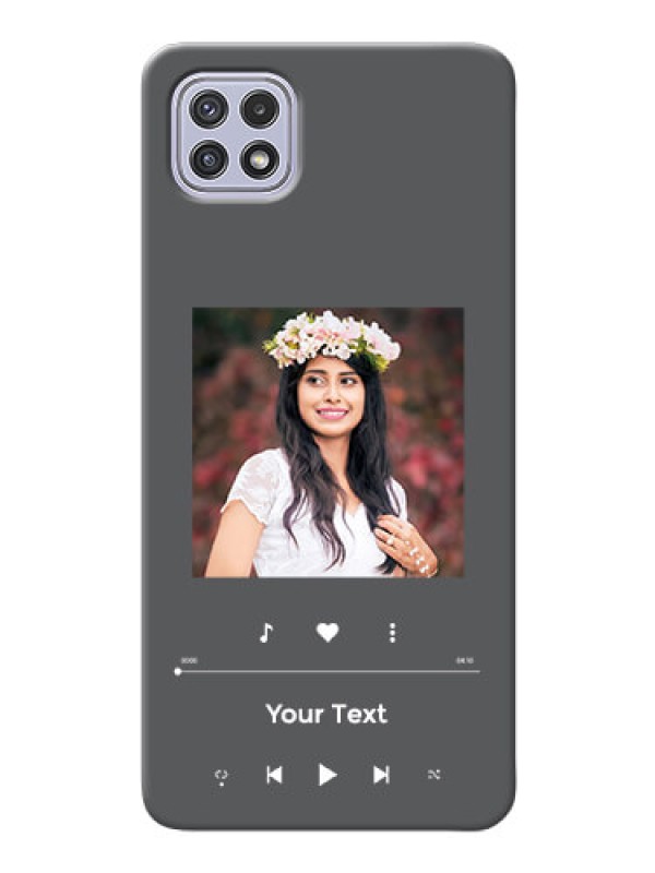 Custom Galaxy A22 5G Custom Mobile Case with Play The Music Design