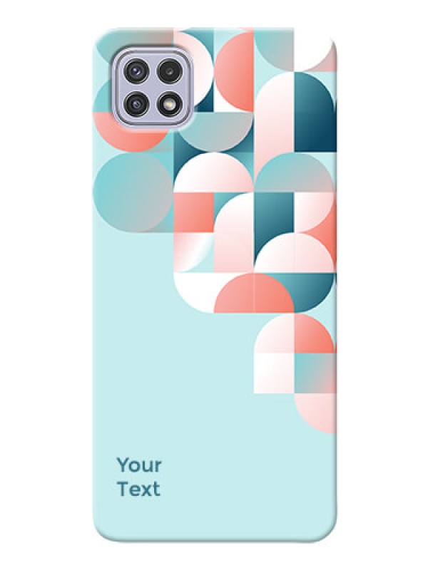 Custom Galaxy A22 5G Back Covers: Stylish Semi-circle Pattern Design